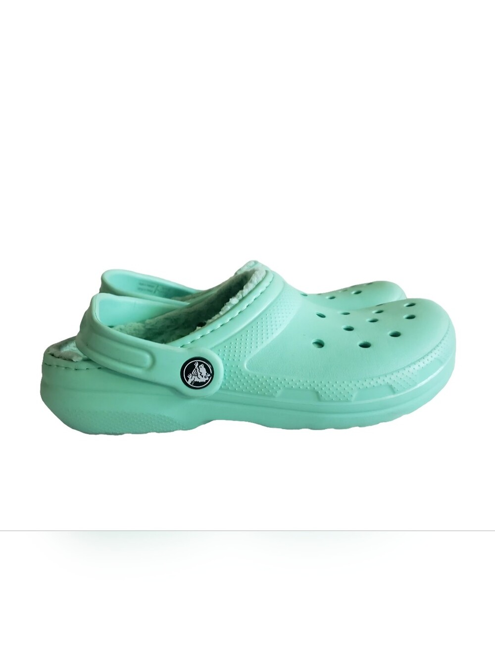 Crocs Kids Classic Clog Slip On Shoes Summer Spring Lagoon Green Kids Jr Sz 6 - Picture 2 of 6